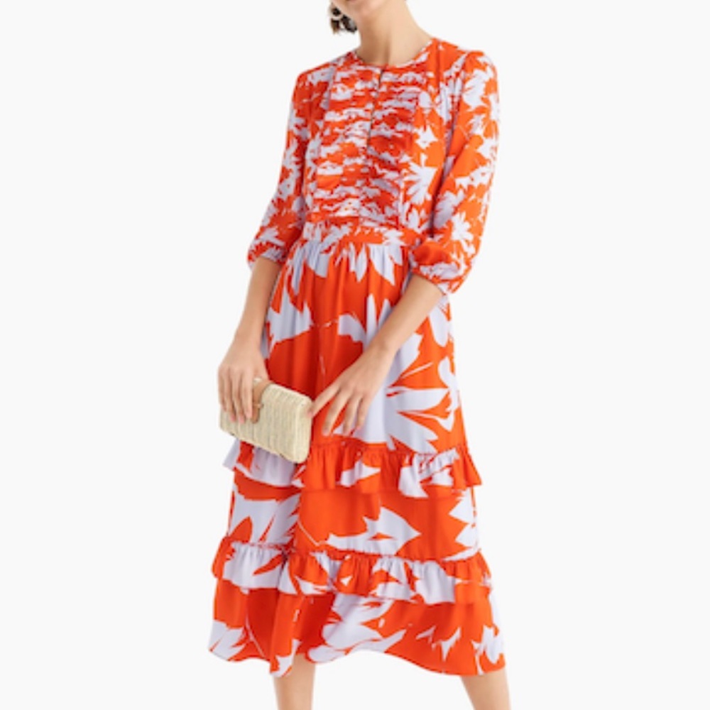 Fun & floral J. Crew dress - Size 6